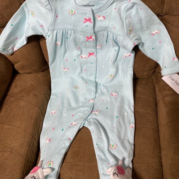 Carter's Other - NWT Carter’s 0-3 month unicorn sleeper